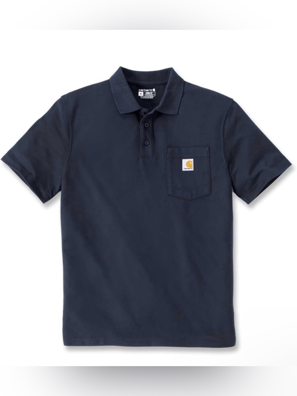 NWT Carhartt Men’s Dark Navy Pocket Polo Shirt Size 2XL